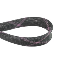 Flame resistant PET cable sleeve for wire protection