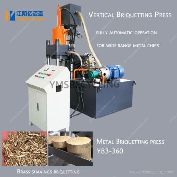 Hydraulic Copper Chips Briquetter Machine