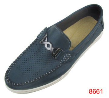 breathing ventilate men leather shoes