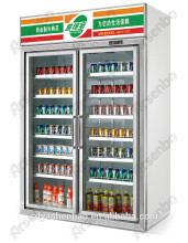 Convenience store refrigerator/Beverage fridge/Upright display cooler/beverage showcase