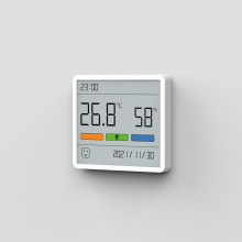 Indoor Outdoor Electronic Thermometer with Alarm Clock and Temperature-Humidity Display