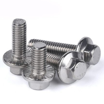 DIN6921 Baut segi enam dengan flensa Knurled Flange Bolt