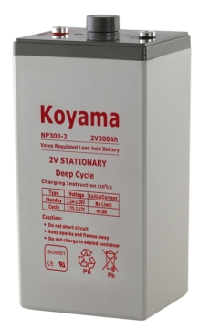 2V Stationary AGM Battery 2V300ah Lead Acid Storage Battery for Telecommunication UPS Battery