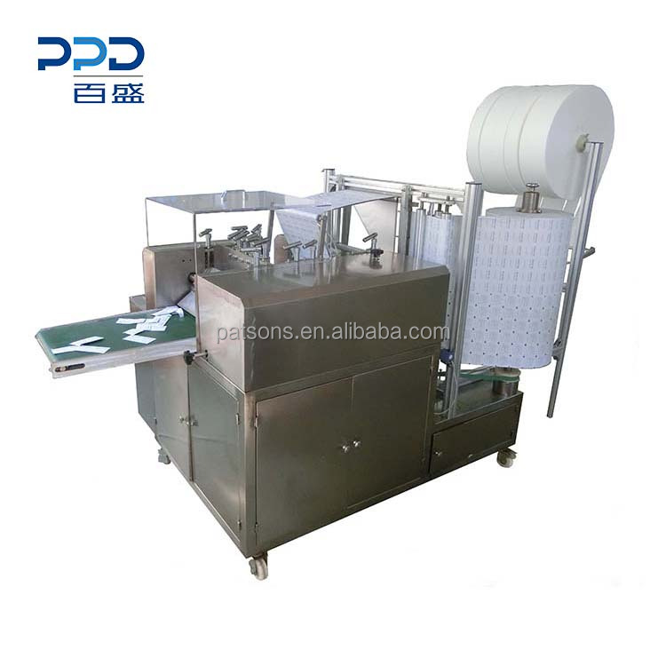 High Quality Europe Fully Automatic Electric 2.6kw Alcohol Swab Pad Making Machine