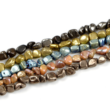 Factory Wholesale Natural Stone Agate Geode Druzy Beads for Jewelry