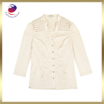 leisure safari women high-end fashion cheap tops and blouses