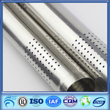 exhaust system stainless steel perforated pipe