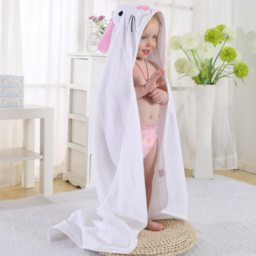 White Rabbit Cute Shaped New Born Baby Towel Baby Hooded Bathrobe Soft Infant Blanket Bath Towel Baby Toalla kids Towels