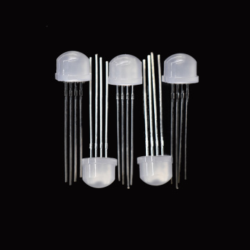 Nagyon fényes 8 mm-es RGB LED 120 fokos 0,6 W