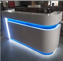 Customize Reception Counter Acrylic Retail Front Desk