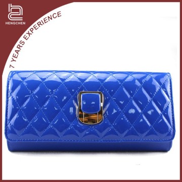 Royal blue pu leather Handbags purses uk for women