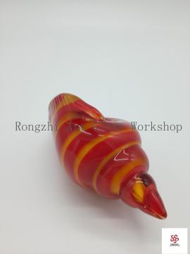 Red Sea Shell Glass Sculpture