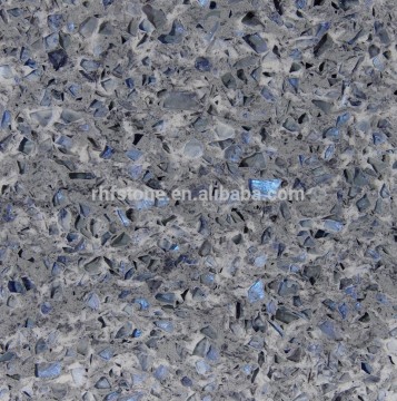 Various Colors Zircon Quartz Manufactured BLUE Countertops