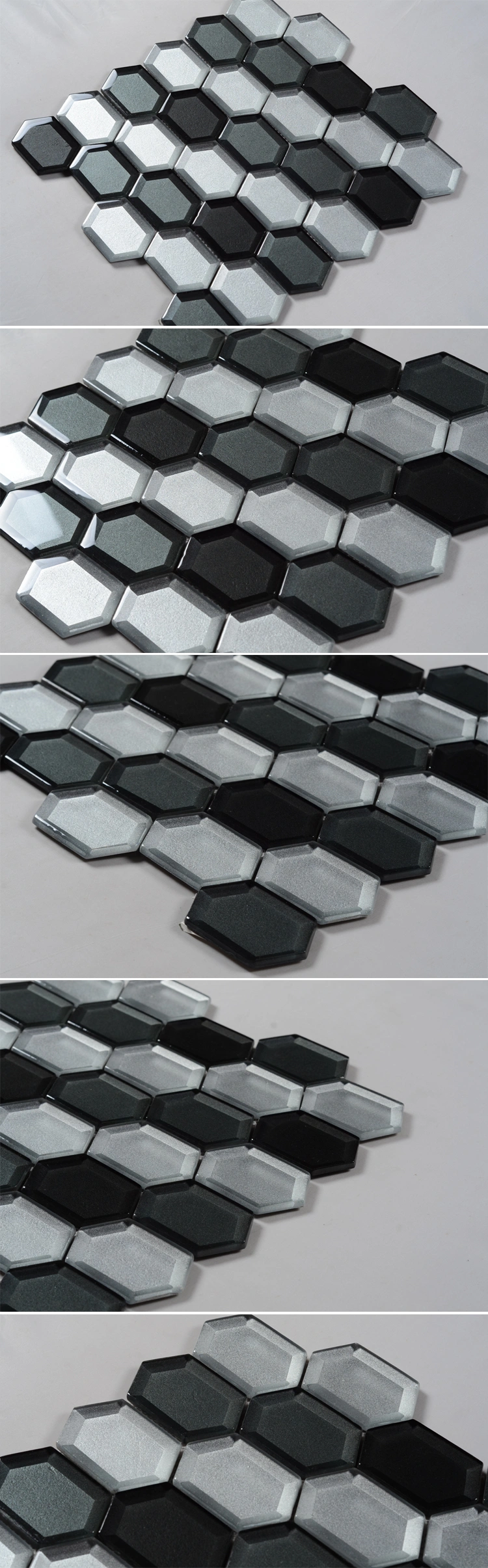 American Olean Glass Subway Hexagon Mosaic Tile Canada