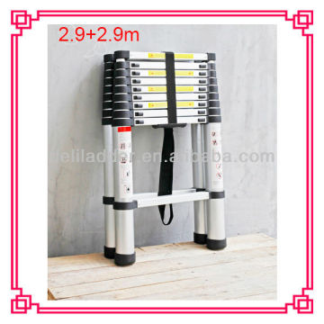 Aluminum telescopic ladders