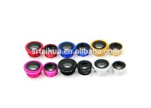 Universal clip 3 in 1 fisheye lens for samsung lens wide angle lens marco lens