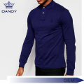 vente en gros polos à manches longues en polyester