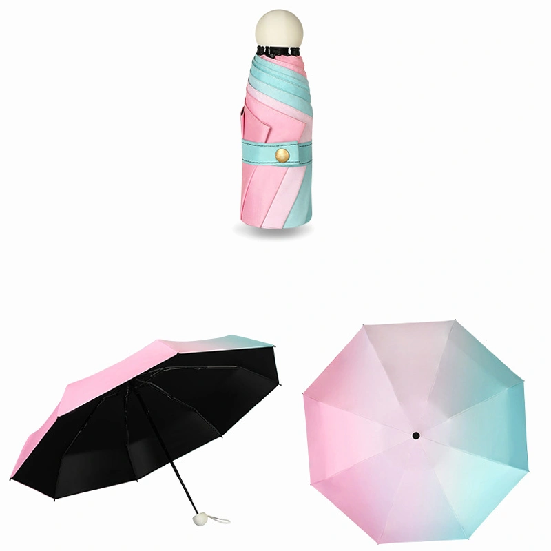 Custom Umbrella Box Zipper Gradient Ramp Umbrella Receive a Case