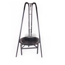 Tripod Charcoal Grills Swing Camping BBQ Grills