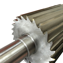 High Efficiency Plastic Recycling Horizontal Granule Cutter Blades & Rollers