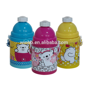 Plastic and metal bottles for kids/metal drink bottle/manufacturing water bottles