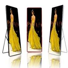 P1.538 Video Advertising Led Mirror Display Poster