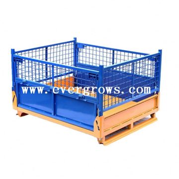 Foldable Storage Steel Mesh Stacking Wire Container