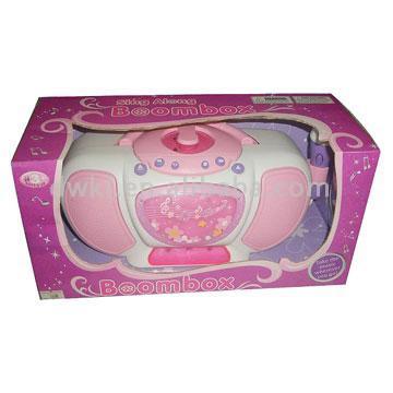 Musical Radio with Lights and Microphone