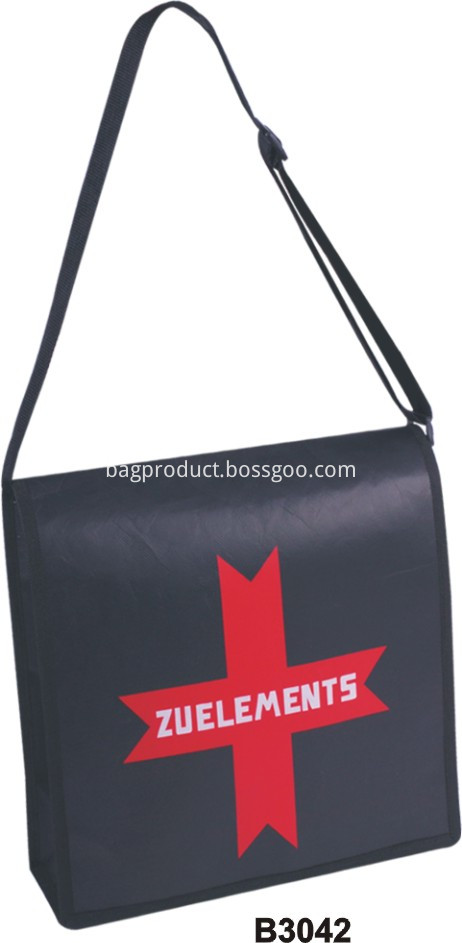 Colorful Logo Non-woven Shopping Bag With Opp Lamination