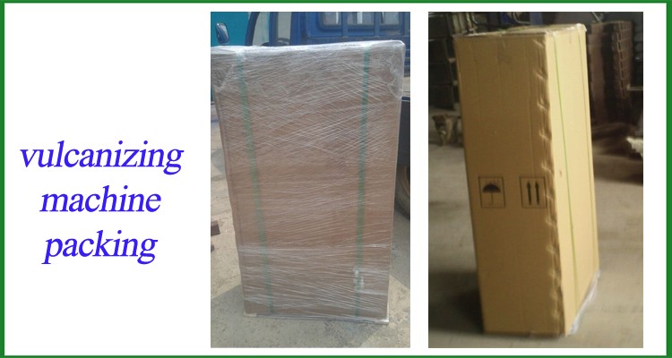 Vertical pneumatic and handle rubber vulcanizing press machine