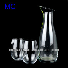 handmade glass decanter