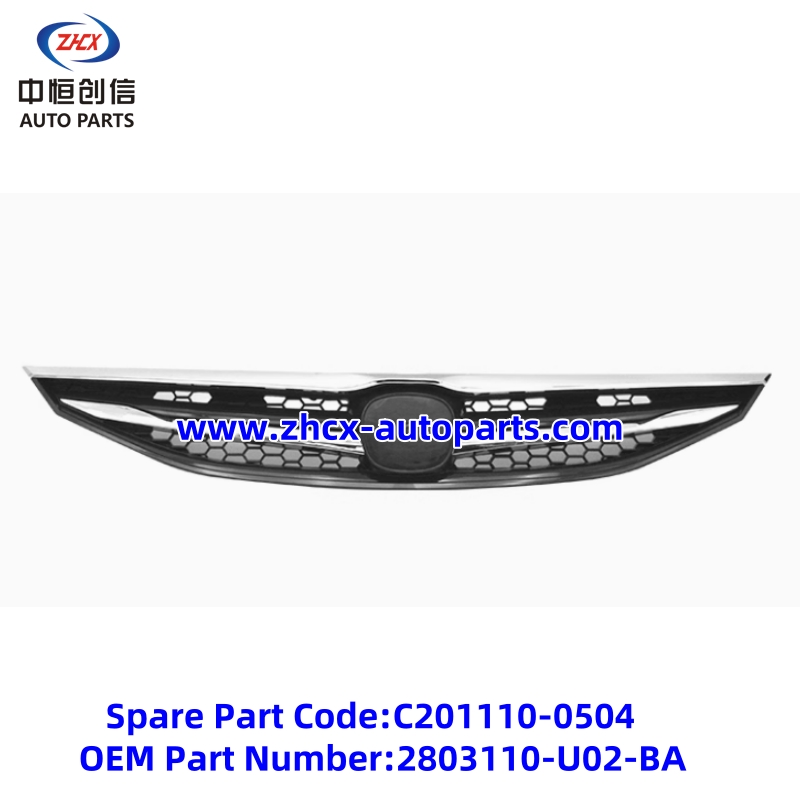 Guryaha hore ee Grille ee Loogu Talagalay EADO Xt Front bumper grille for changan EADO XT