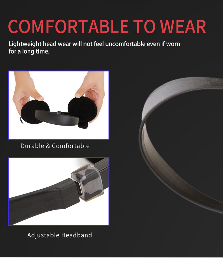 Earhook Headphone dengan MIC Earhook Headphones With Mic