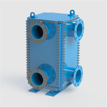 Titanium welded compabloc plate heat exchanger for steam