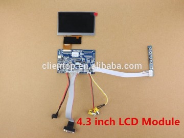 Led skd kits VGA +AV of LCD driver board + AT043TN25 V.2 4.3 inch LCD panel 480* 272
