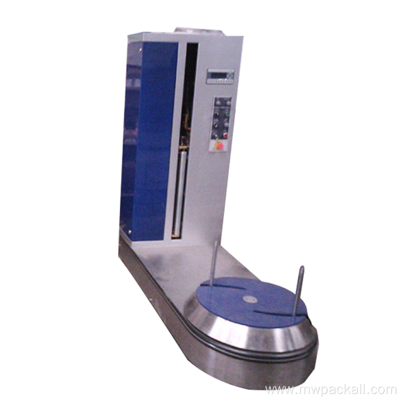 Travel Bag /Baggage/Parcel Wrapper Luggage Wrapping Machine with company catalog show screen