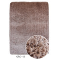 100% Polyester Microfiber Shaggy Rug Plain Colour