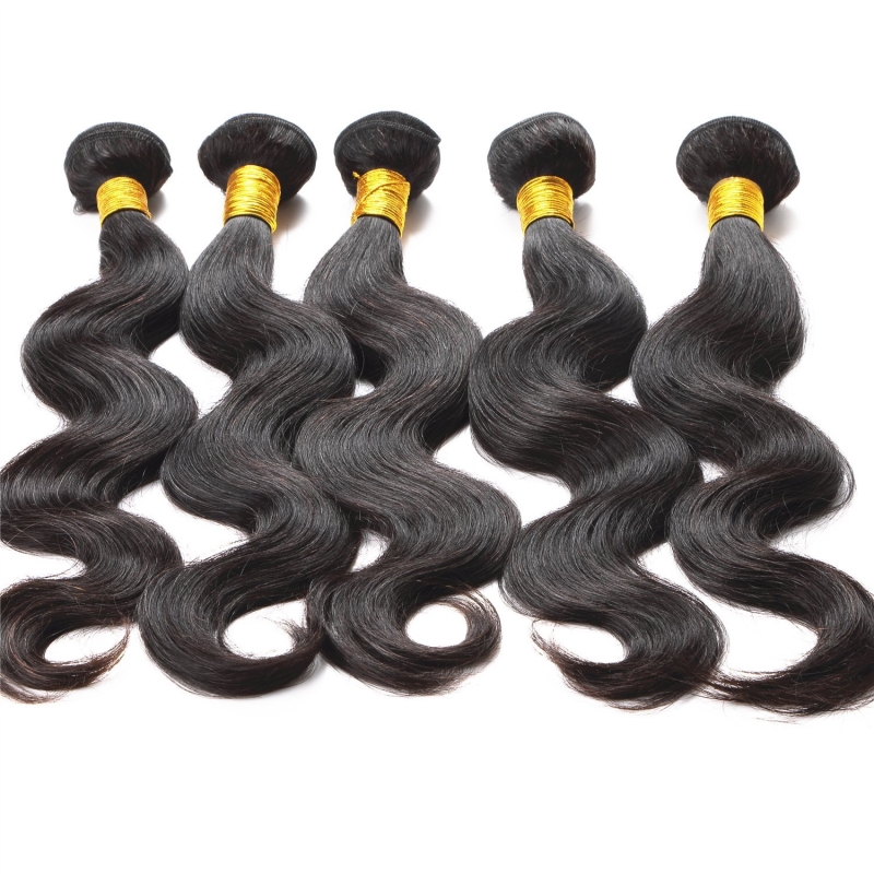 factory supply cuticle aligned Indian human hair body wave 10A bundles