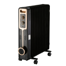 Quiet Portable Electric Heater with Multiple Finned Radiator Options