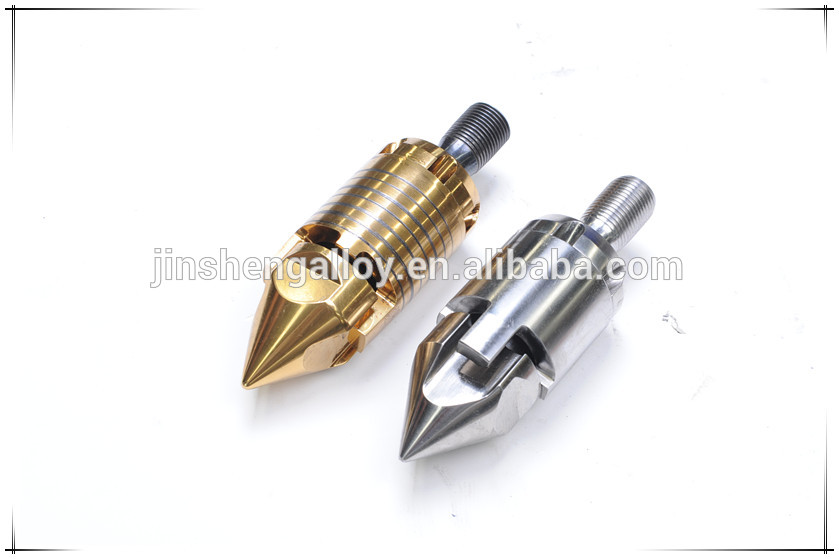 2017 JINSHENG hot sale BIMETALLIC SCREW UNTUK MESIN PLASTIK YANG BERBEZA