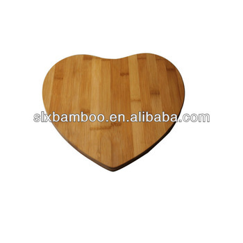 Mini heart shape cutting board for wholesale