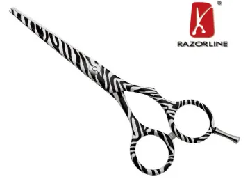 6.0” Stainless Steel Leopard Print  Left Handed Professional Hair Cutting Scissors Shears