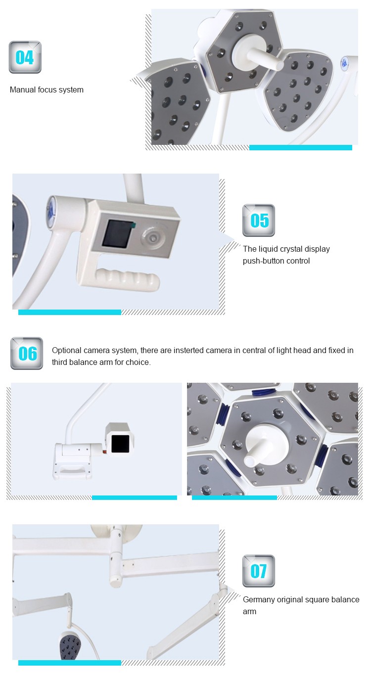 Double Dome Surgical Light Plastic Surgery Grooming Pets Led Lamp ...