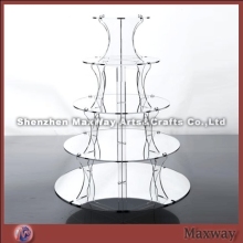 Mirror 5-Tier acrylic cupcake display stand