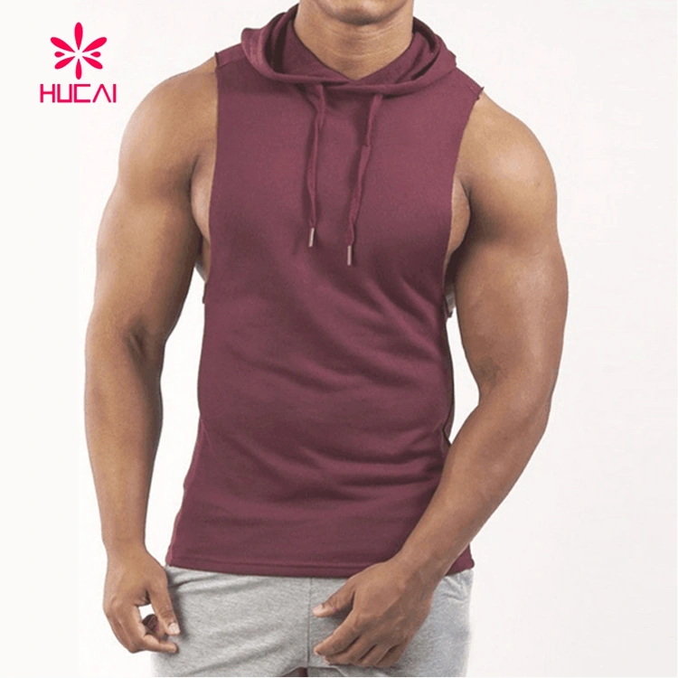 Wholesale Breathable Fabric Male Workout Plain Gym Tank Tops