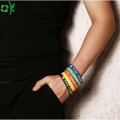 Hot Sales Red Custom Wristband Engraved Silicone Bracelets