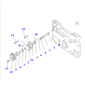 707-F1-01380 Conjunto do cilindro para PC1250-8 PC1250-8R