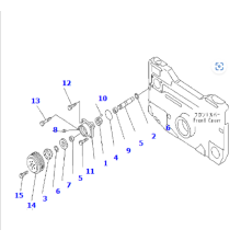 Accessoire Treiber Montage 6215-21-3402 für HD785-7