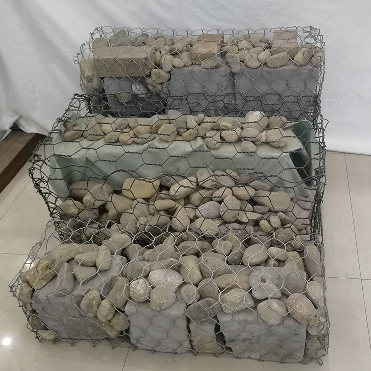 Double Twist Galvanized Woven Gabion Basket