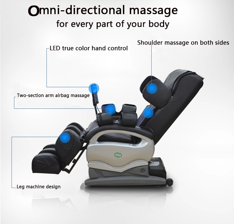 High Quality Heated Body Massager Seat Back And Neck Massage Chair For Relaxation